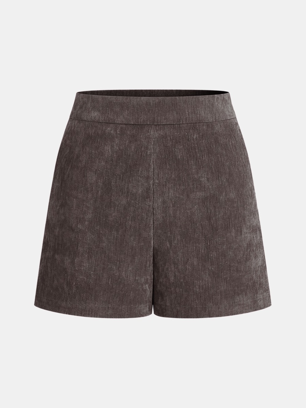 Commense Velvet High-Waisted Shorts